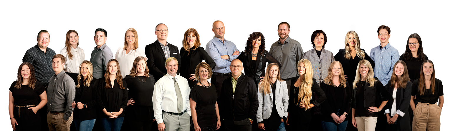 A group photo of the entire Paragon Architecture team.